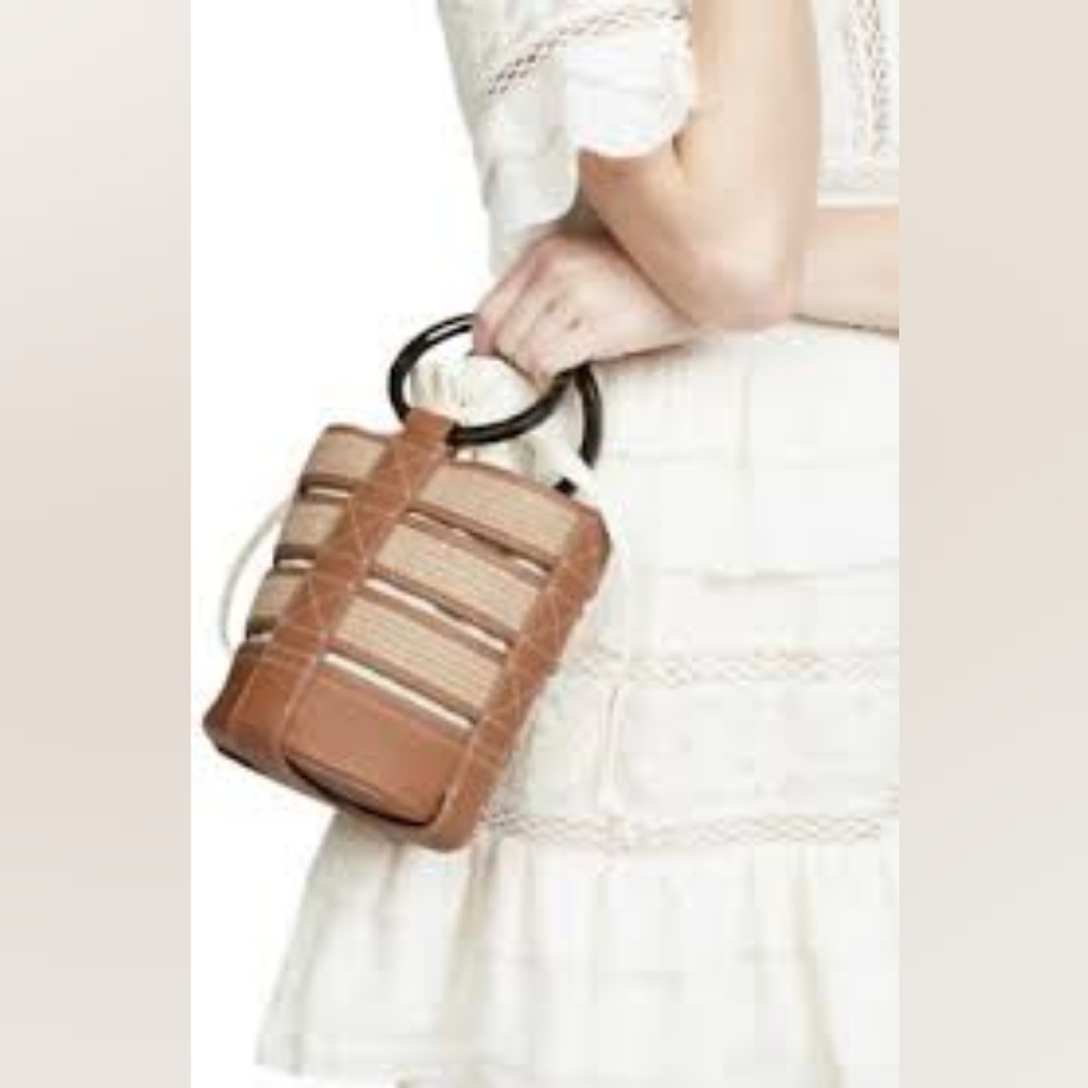 NWT Pamela Munson birdcage bucket bag